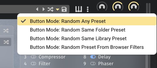 Random Preset GUI